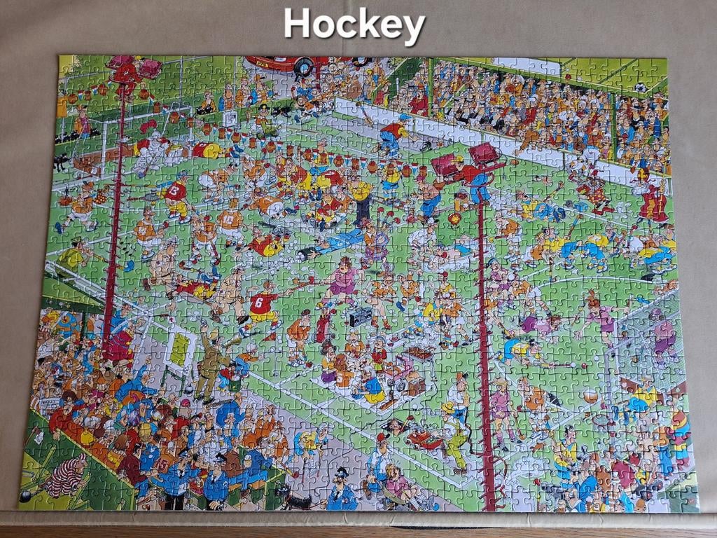 Van haasteren puzzels 3 in 1 doos., Ophalen of Verzenden, 500 t/m 1500 stukjes, Zo goed als nieuw