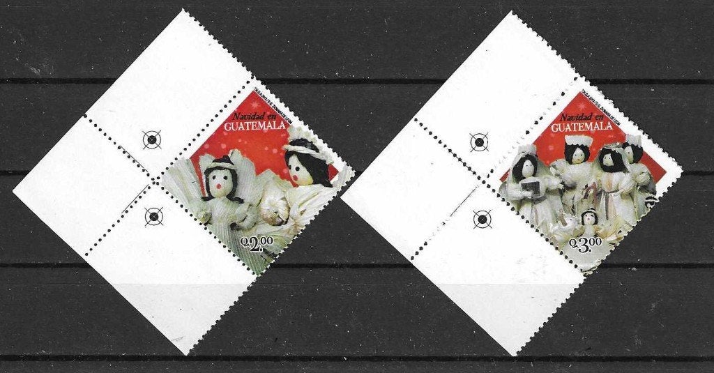 Guatemala Michel 1587-1588 postfris KERSTMIS, Ophalen of Verzenden, Postfris, Midden-Amerika