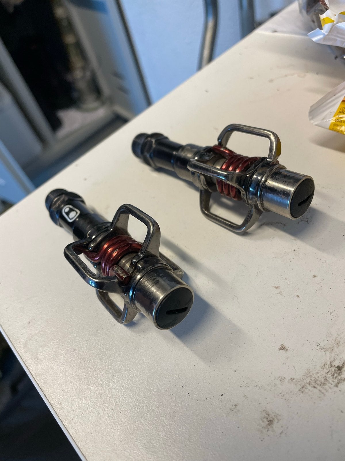 Crankbrothers Eggbeater 3 mtb klik pedalen ZGAN, Crankstel of Pedalen, Staal, Ophalen of Verzenden, Zo goed als nieuw