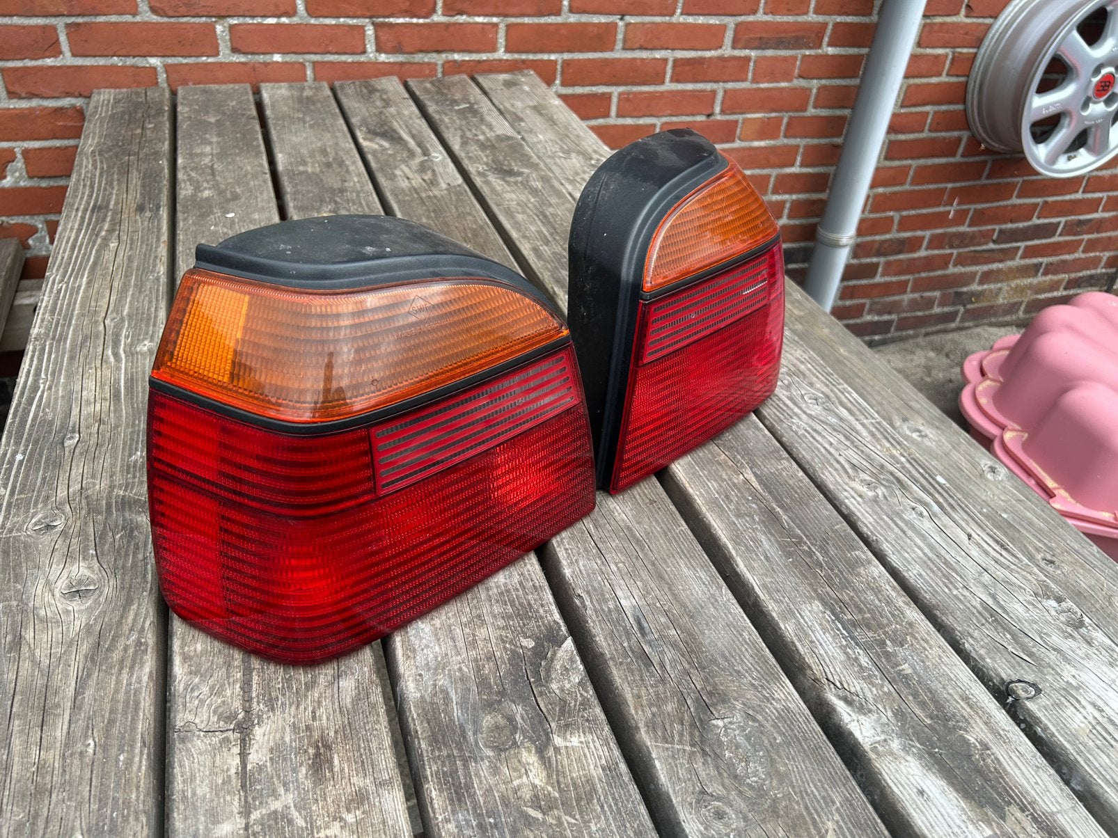Golf 3 achterlichten oranje rood, Auto-onderdelen, Ophalen
