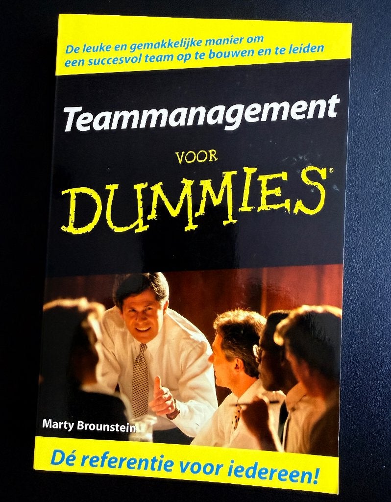 Boek Teammanagement voor Dummies, Ophalen of Verzenden, Nieuw, Marty Brounstein