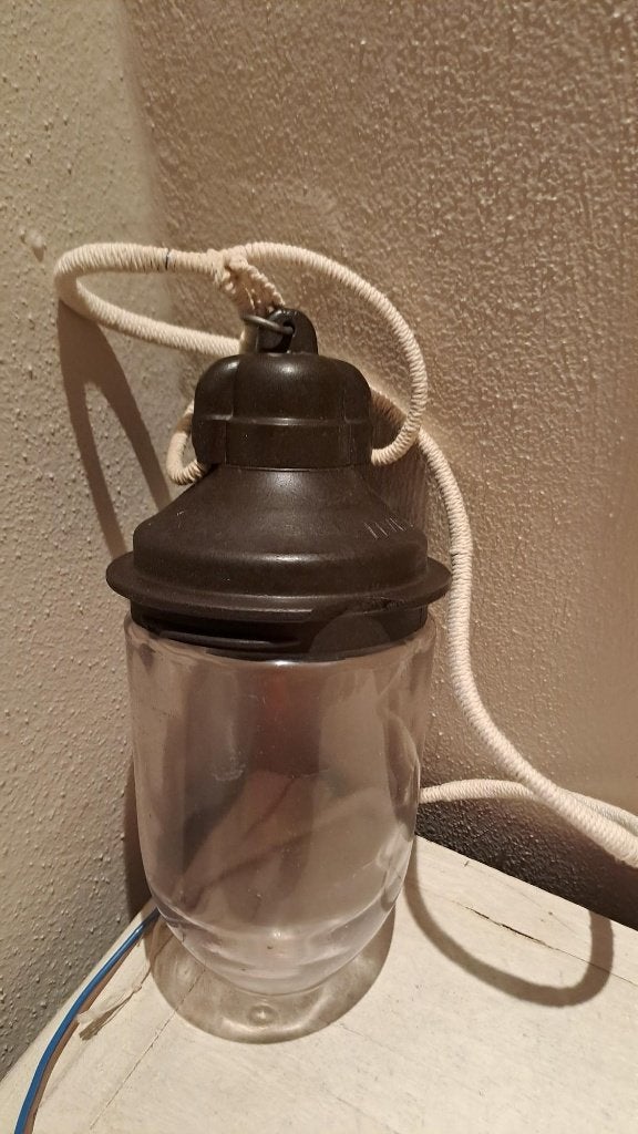 Oude stallamp | schuurlamp HVB, Ophalen