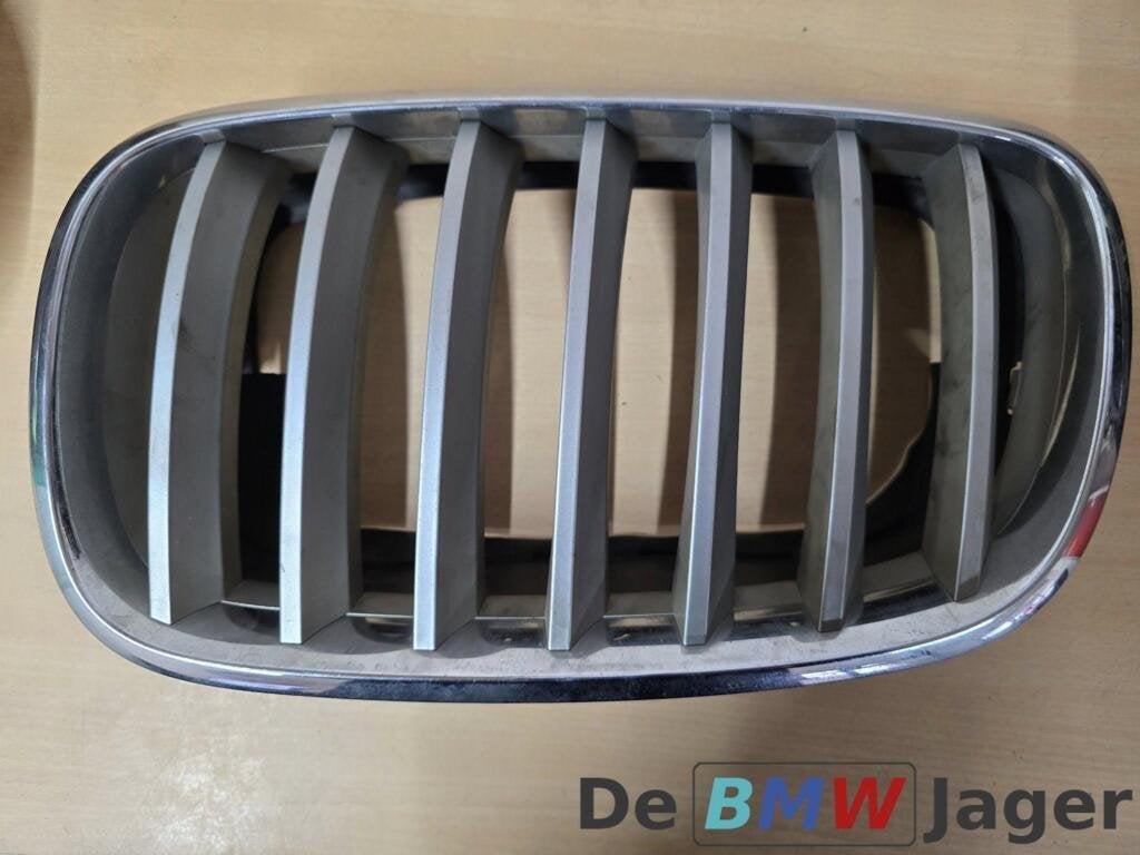 Grill links BMW X5 E70 & LCI X6 E71 E72 51137171395, Gebruikt, Ophalen of Verzenden, BMW, BMW