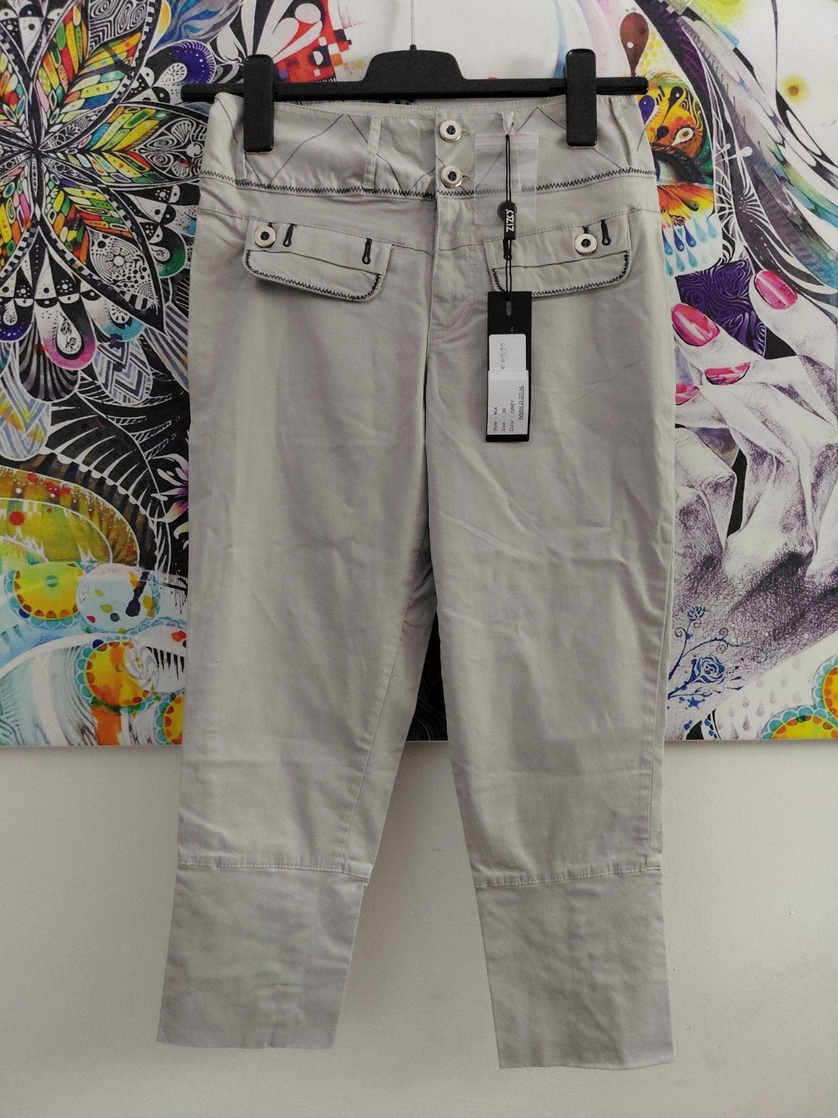 Nieuwe Zizo 3/4 broek maat 36 - Grijs, Kleding | Dames, Broeken en Pantalons, Zizo, Nieuw, Ophalen of Verzenden, Driekwart