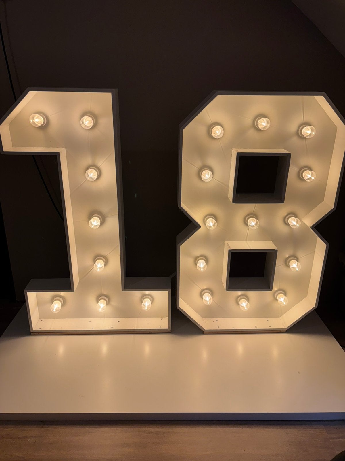 Led lichtcijfers 100cm hoog en * gratis bezorging, Ophalen, Zo goed als nieuw