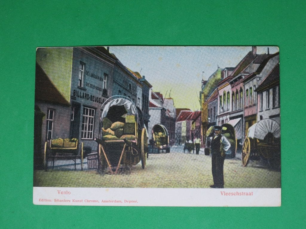 Venlo Vleeschstraat, Verzenden, Voor 1920, Gelopen, Limburg