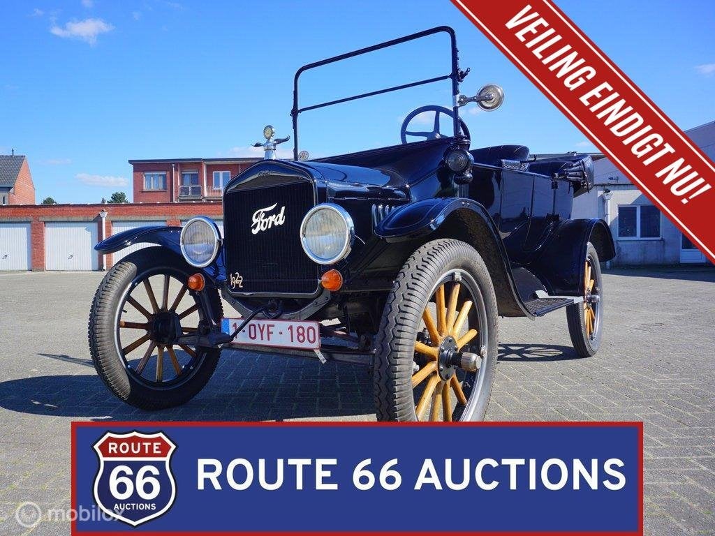 Ford Model T | 1926 | Route 66 Auctions, Auto's, Overige carrosserieën, Zwart, Bedrijf, Handgeschakeld