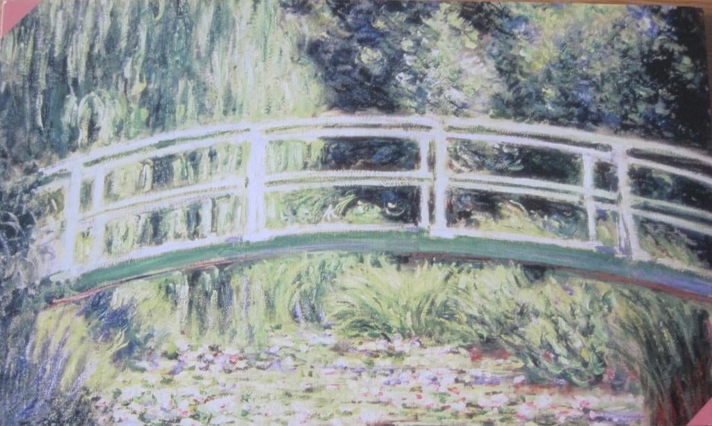 Claude Monet - brug met waterlelies - 1899, Verzenden, 1980 tot heden, Ongelopen, Overige thema's