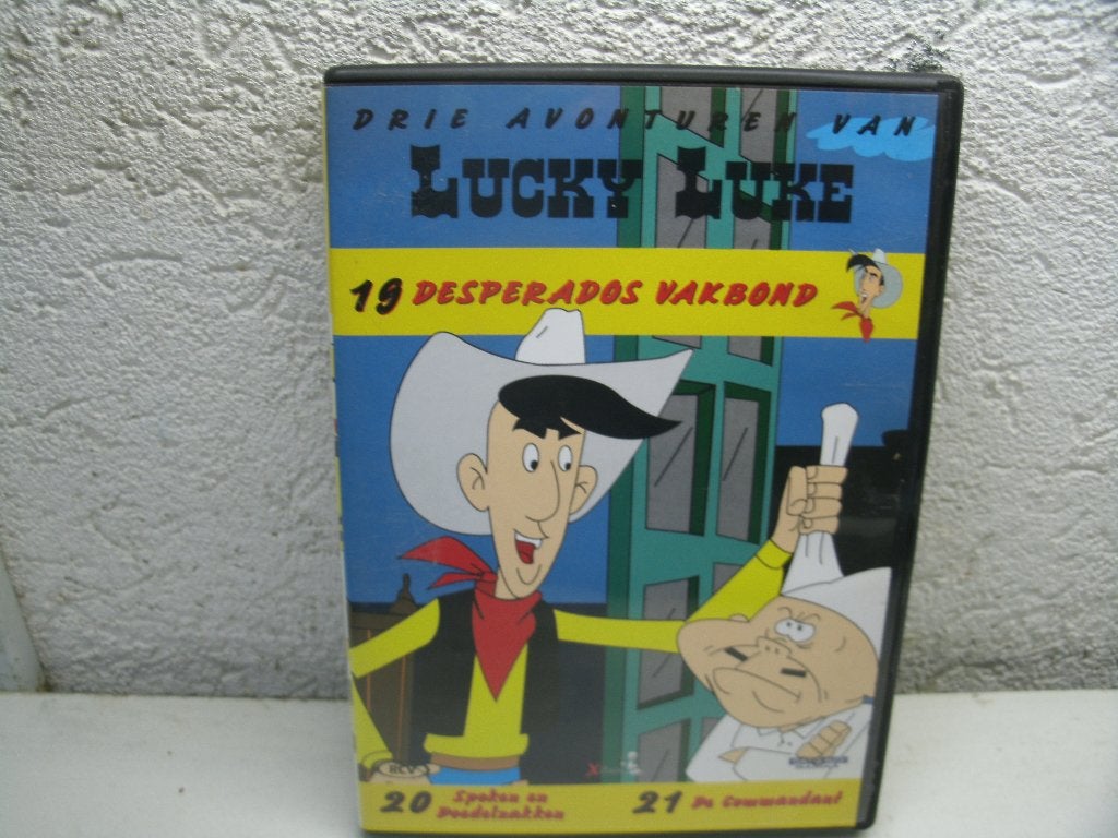 dvd 32b lucy luke 19-21 commanant/spoken/vakbond, Alle leeftijden, Ophalen of Verzenden, Zo goed als nieuw, Actiekomedie