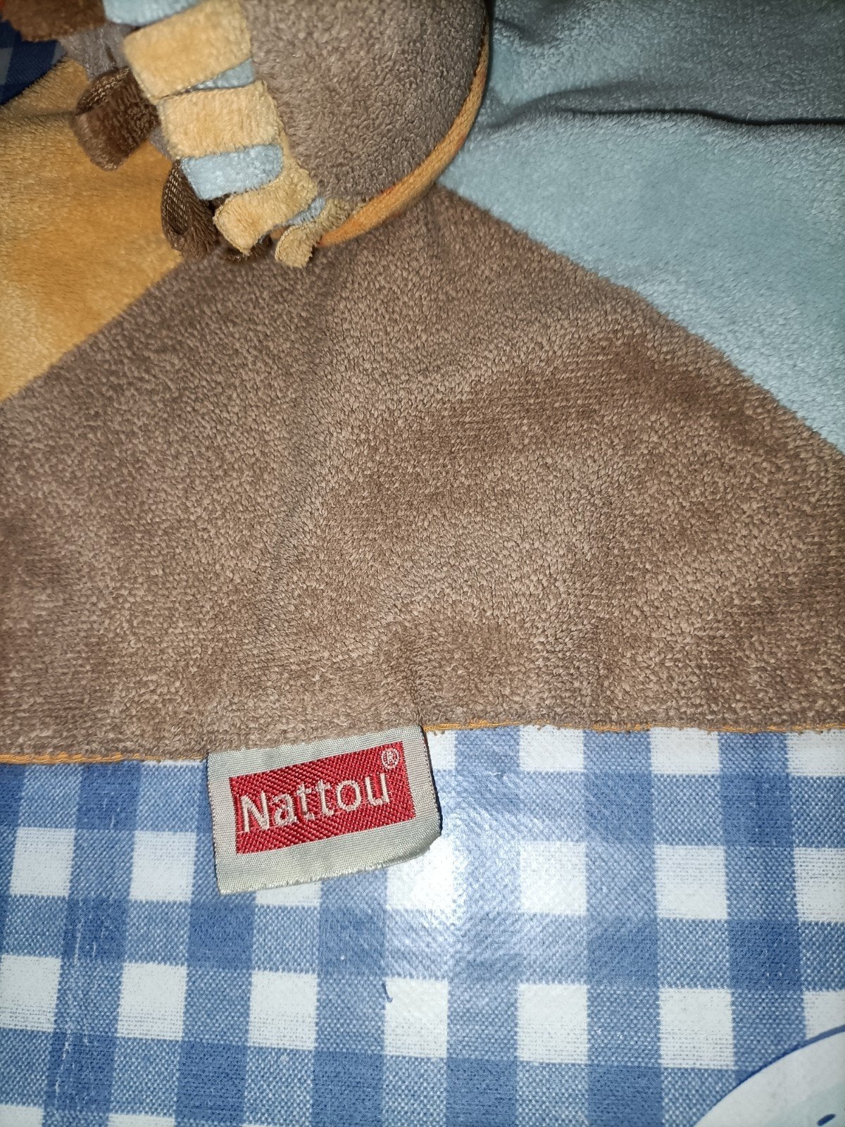 Nattou egel knuffeldoekje, Ophalen of Verzenden, Zo goed als nieuw