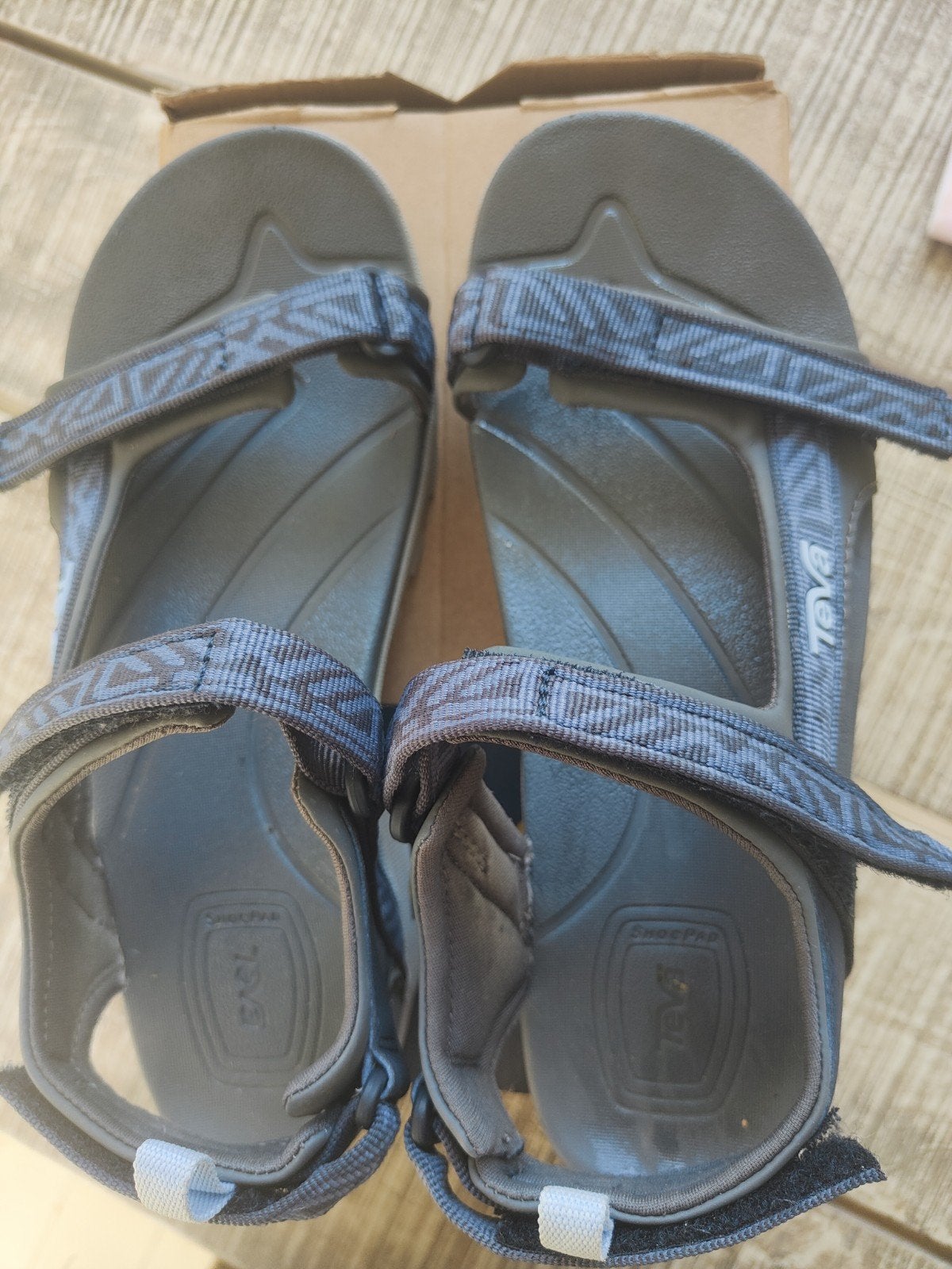 nieuwe Teva dames sandalen maat 38 in doos, Ophalen, Blauw, Nieuw, Sandalen of Muiltjes