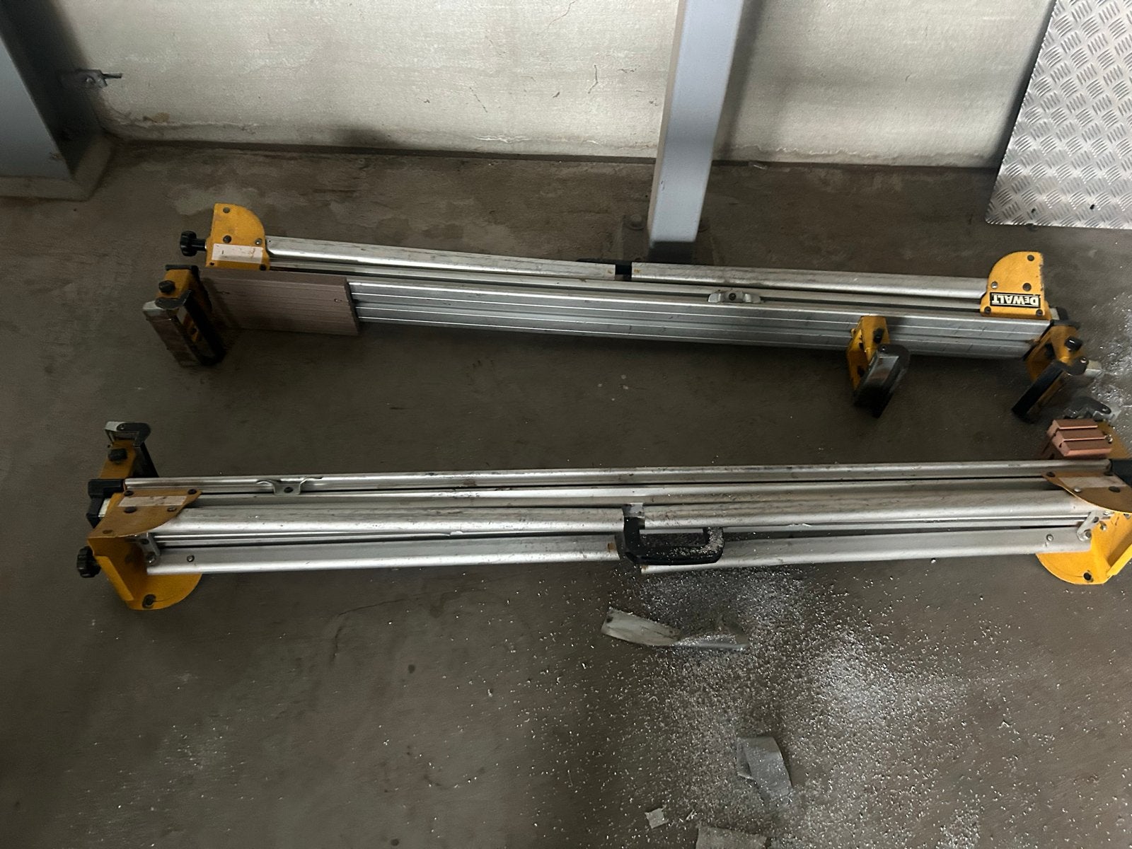 3 stuks Dewalt zaagtafel onderstel - inklapbaar, Ophalen, Gebruikt, 170 cm of meer, Inklapbaar