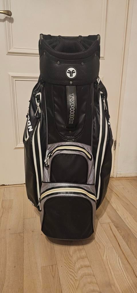 Fastfold Typhoon golftas met regenkap en schouderband, Ophalen of Verzenden, Gebruikt, Tas, Overige merken