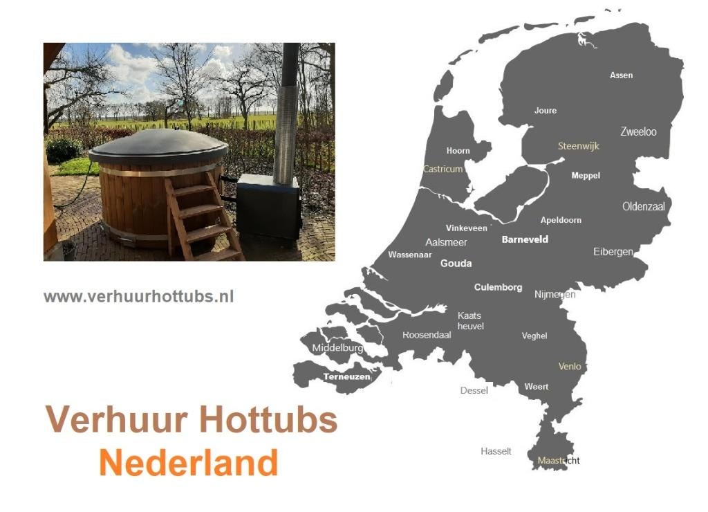 Hottub huren bij Verhuur Hottubs Nederland, Ophalen of Verzenden, Gebruikt, Trap