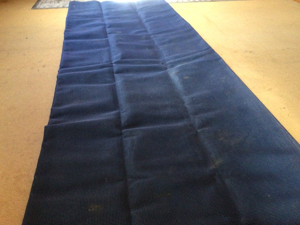 Tenttapijt Blauw, Caravans en Kamperen, Ophalen, Gebruikt