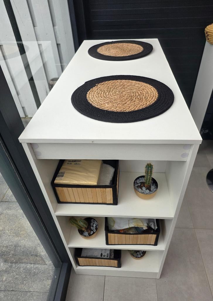 Barstoelen en bartafel, Huis en Inrichting, Ophalen, In hoogte verstelbaar, Zo goed als nieuw