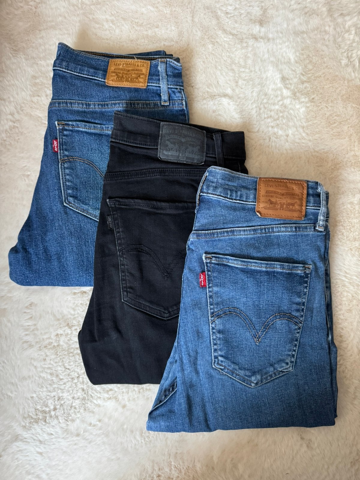 Levi’s broeken, Ophalen of Verzenden, Gedragen, Blauw, W30 - W32 (confectie 38/40)