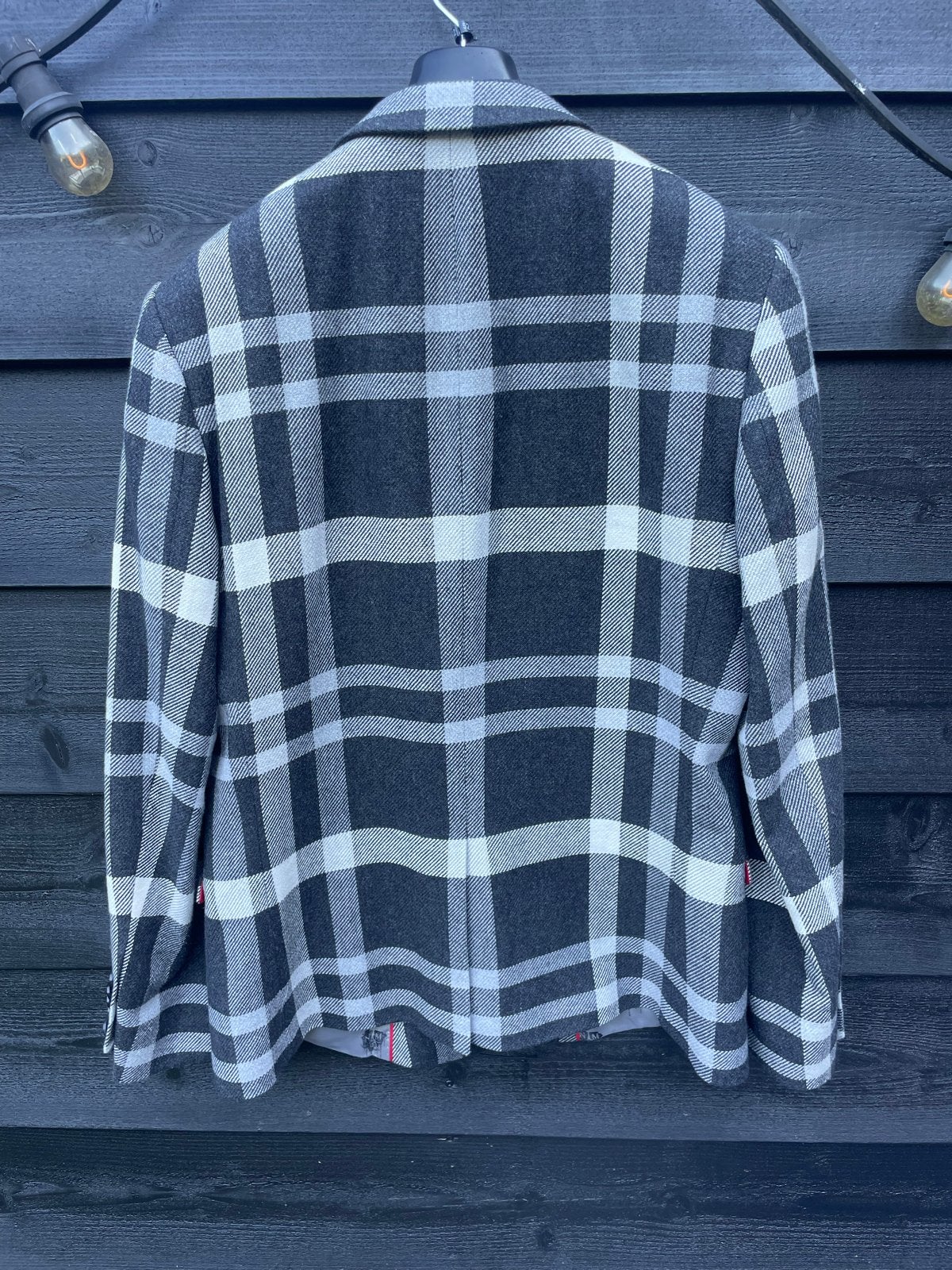 Noose & Monkey Colbert Maat 52 - Stijlvol Geruit, Kleding | Heren, Ophalen of Verzenden, Zo goed als nieuw, Maat 52/54 (L), Grijs