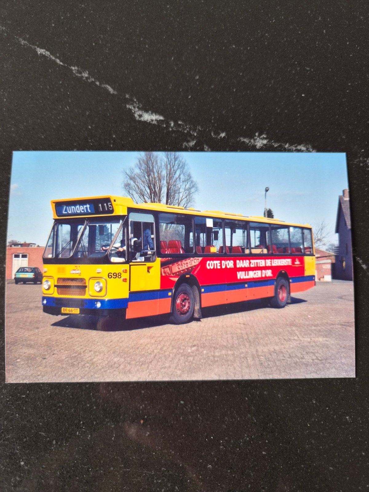 Foto 10x15 bus BBA 698, Ophalen of Verzenden, Bus of Metro, Overige typen