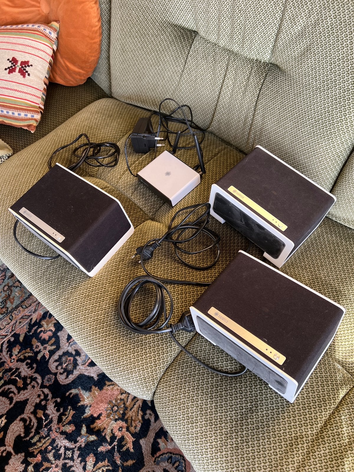Teufel Raumfeld One S (3x) + Raumfeld Expand, multiroom set, Ophalen of Verzenden, Zo goed als nieuw, Minder dan 60 watt, Overige merken