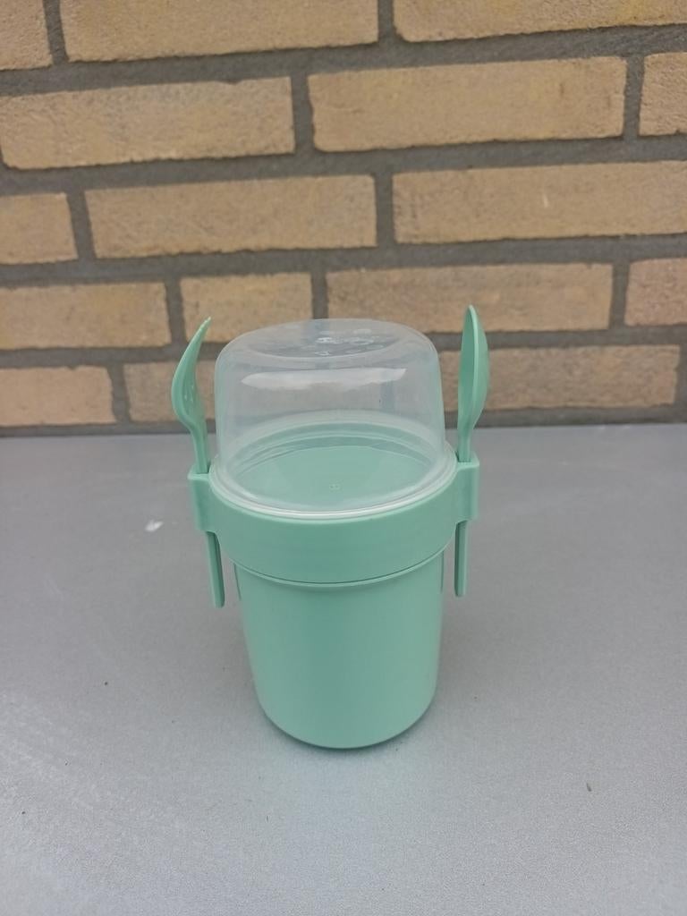 Ontbijt/Lunchpotje, Ophalen of Verzenden, Zo goed als nieuw, Groen, Overige typen
