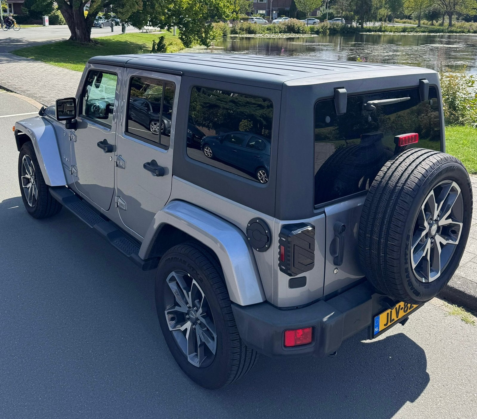 ‼️JEEP WRANGLER JK 3.6 V6 SAHARA FULL OPTIONS BJ2016‼️, Auto's, Dealer onderhouden, Zwart, Leder, Bedrijf