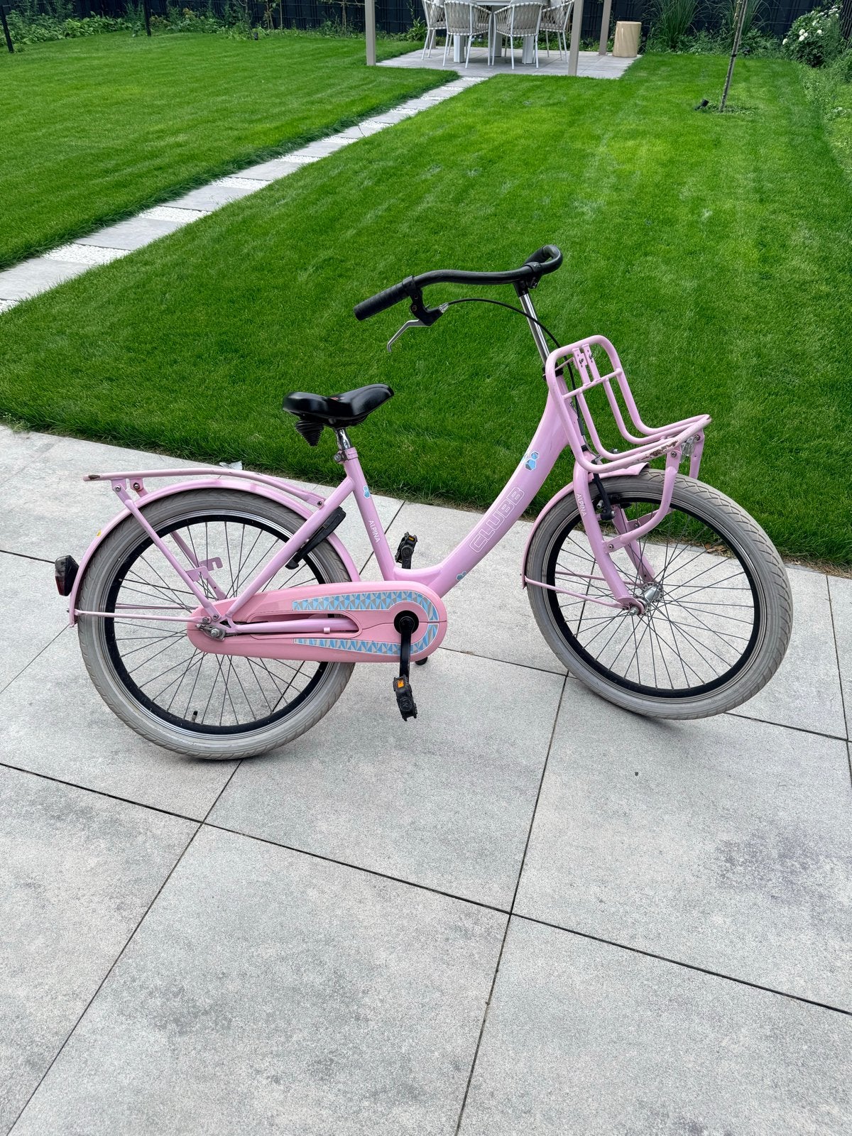Alpina Clubb Meisjesfiets 22 inch - Roze, Ophalen, Terugtraprem, 22 inch, Gebruikt