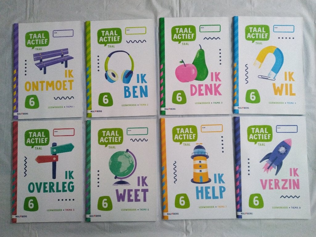 Taal actief Leerwerkboek -Groep 6- thema 1 t/m 8 voor €40,00, Boeken, Ophalen of Verzenden, Nieuw, Overige niveaus, Nederlands