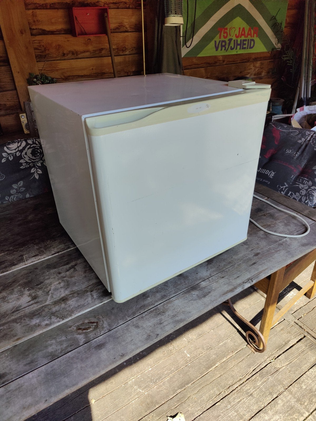 Compacte Exquisit KB-50 Koelkast met Vriesvak, Gebruikt, Minder dan 85 cm, Ophalen of Verzenden, Minder dan 75 liter