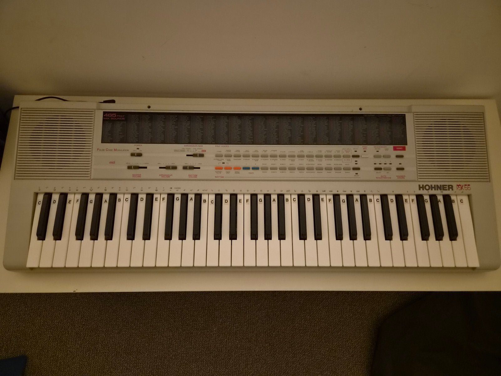 Hohner PK 55 Elektronisch Keyboard - 49 Toetsen, Muziek en Instrumenten, Ophalen, Gebruikt, 49 toetsen, Overige merken