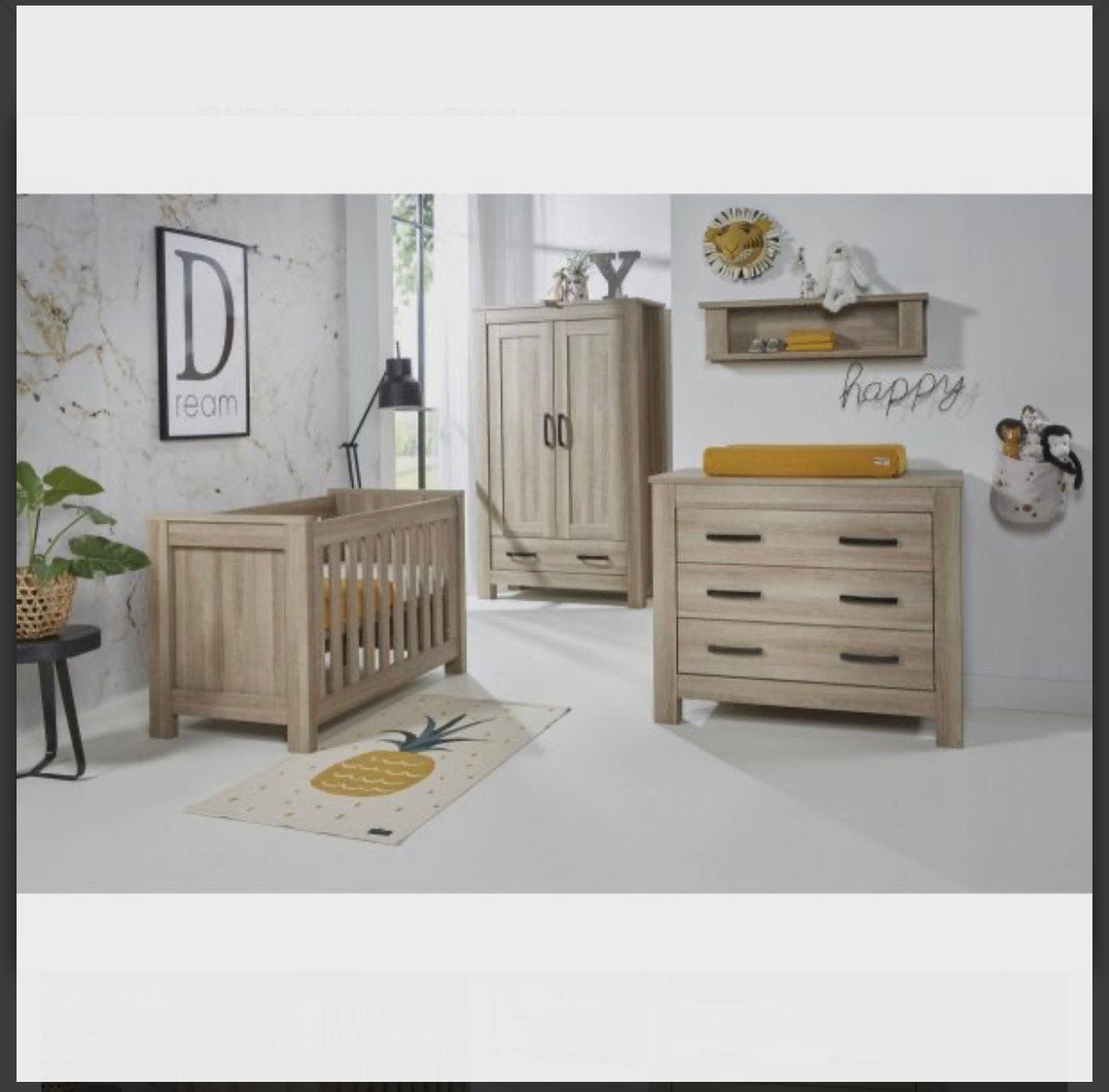 Babykamer, Kinderen en Baby's, Kinderkamer | Complete kinderkamers, Ophalen, Zo goed als nieuw, Jongetje of Meisje