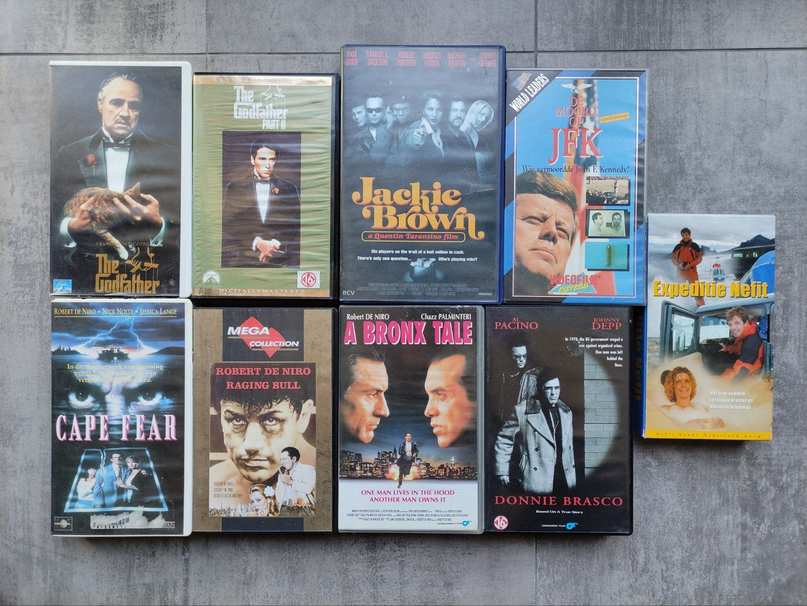 Lot van 9 VHS videobanden, Alle leeftijden, Ophalen of Verzenden, Komedie