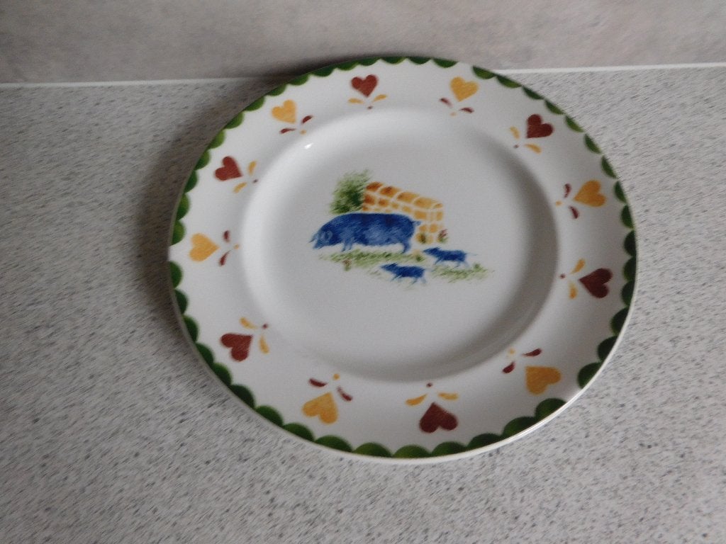 Bord 'Jack's Farm' Wood & Sons - 20 cm, Overige merken, Keramiek, Landelijk/Boerenbont, Ophalen of Verzenden