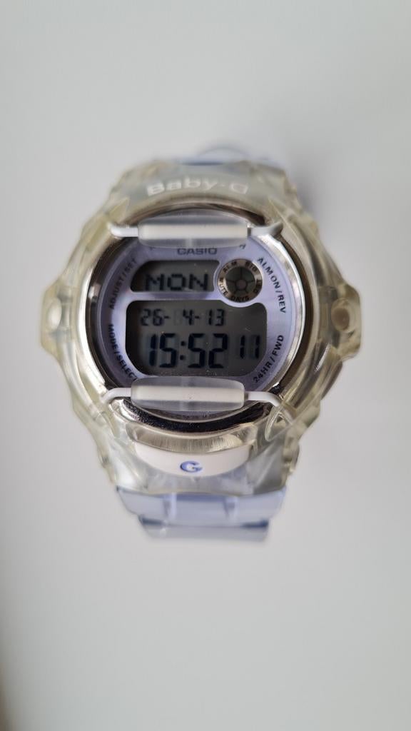 Casio Baby-G Transparant Digitaal Horloge, Overige merken, Kunststof, Gebruikt, Polshorloge