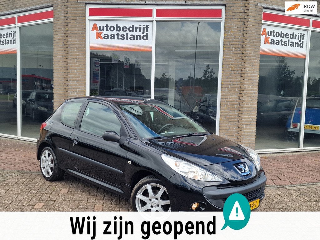 Peugeot 206 + 1.4 XS - Airco - Electr Ramen - NIEUWE APK -, Auto's, Peugeot, Voorwielaandrijving, Stof, 4 cilinders, Zwart