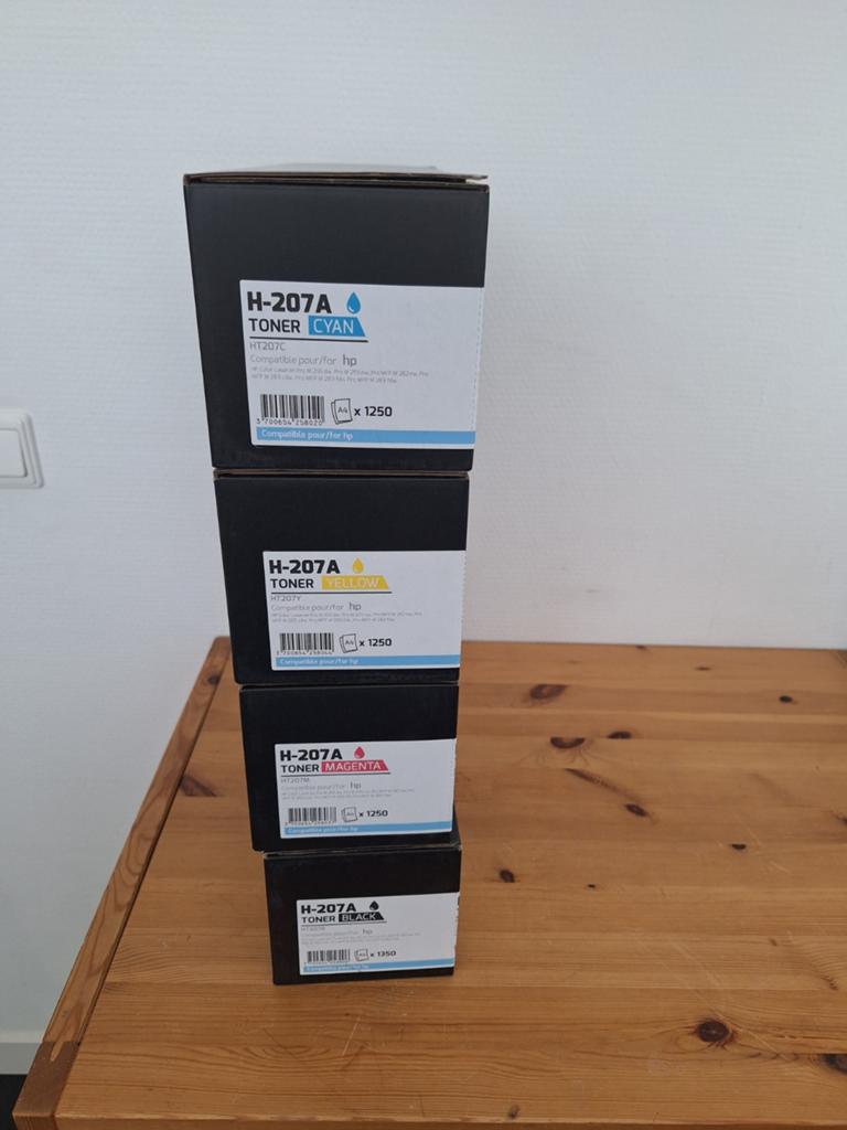 4 stuks toner voor laserjet printer, Computers en Software, Printerbenodigdheden, Ophalen of Verzenden, Nieuw, Toner