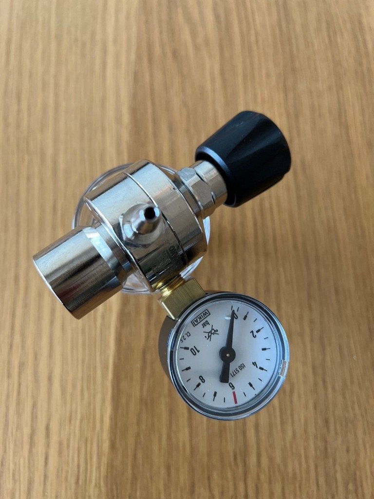 Co2-regelaar met manometer voor Sodastream-fles, Hobby en Vrije tijd, Overige Hobby en Vrije tijd, Ophalen of Verzenden, Nieuw