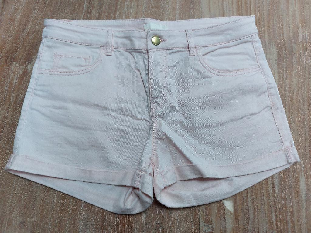 Zgan korte roze korte broek, H&M, maat 38, Maat 38/40 (M), H&M, Kort, Ophalen of Verzenden
