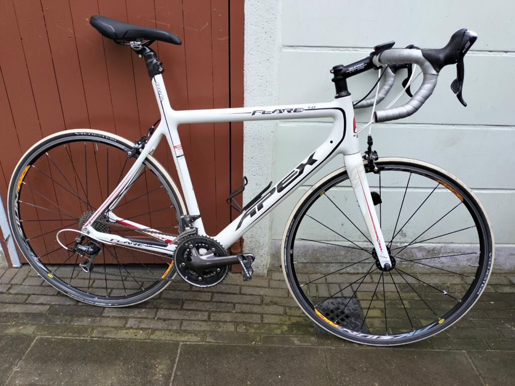 APEX Racefiets, Fietsen en Brommers, Fietsen | Racefietsen, 28 inch, Carbon, Zo goed als nieuw, 15 tot 20 versnellingen