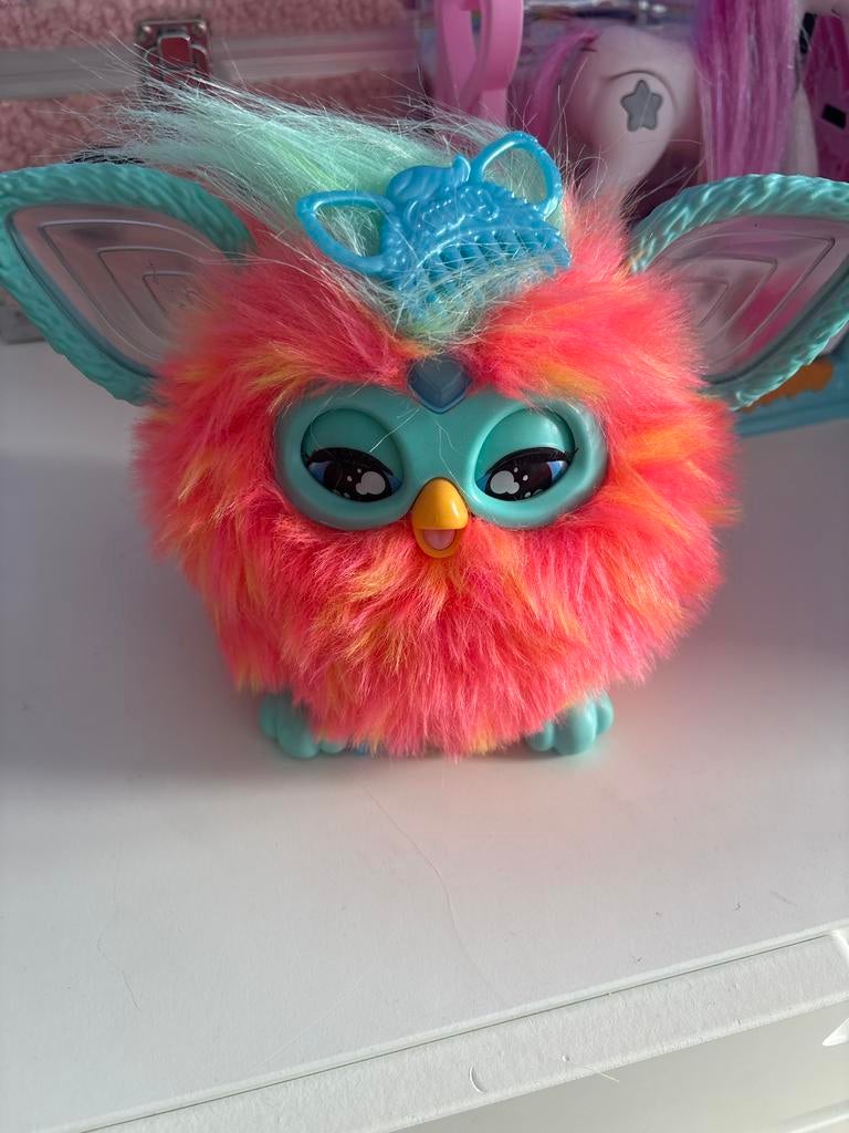 Furby Roze/Blauw Interactief Speelgoed in Poolse taal, Ophalen of Verzenden, Zo goed als nieuw