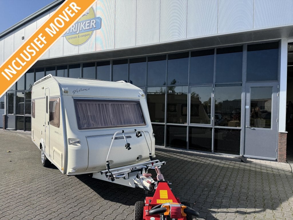 Avento Excellence 465 TF Fransbed + Zit + WC + 1e Eigenaar!!, Caravans en Kamperen, Schokbreker, Avento, Bedrijf, Treinzit