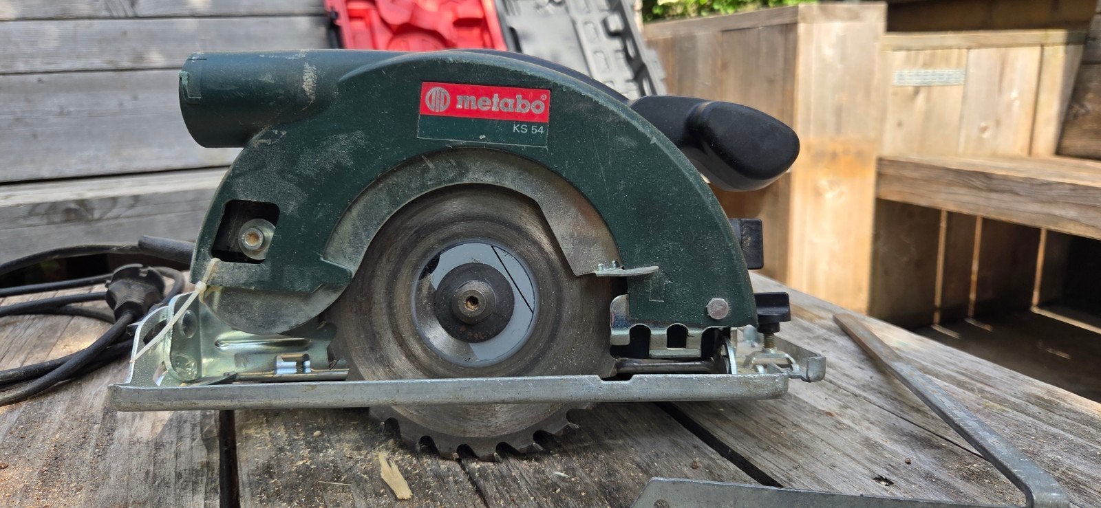 Metabo cirkelzaag, Doe-het-zelf en Verbouw, Gereedschap | Zaagmachines, Ophalen of Verzenden, 1200 watt of meer, Cirkelzaag, 30 tot 70 mm