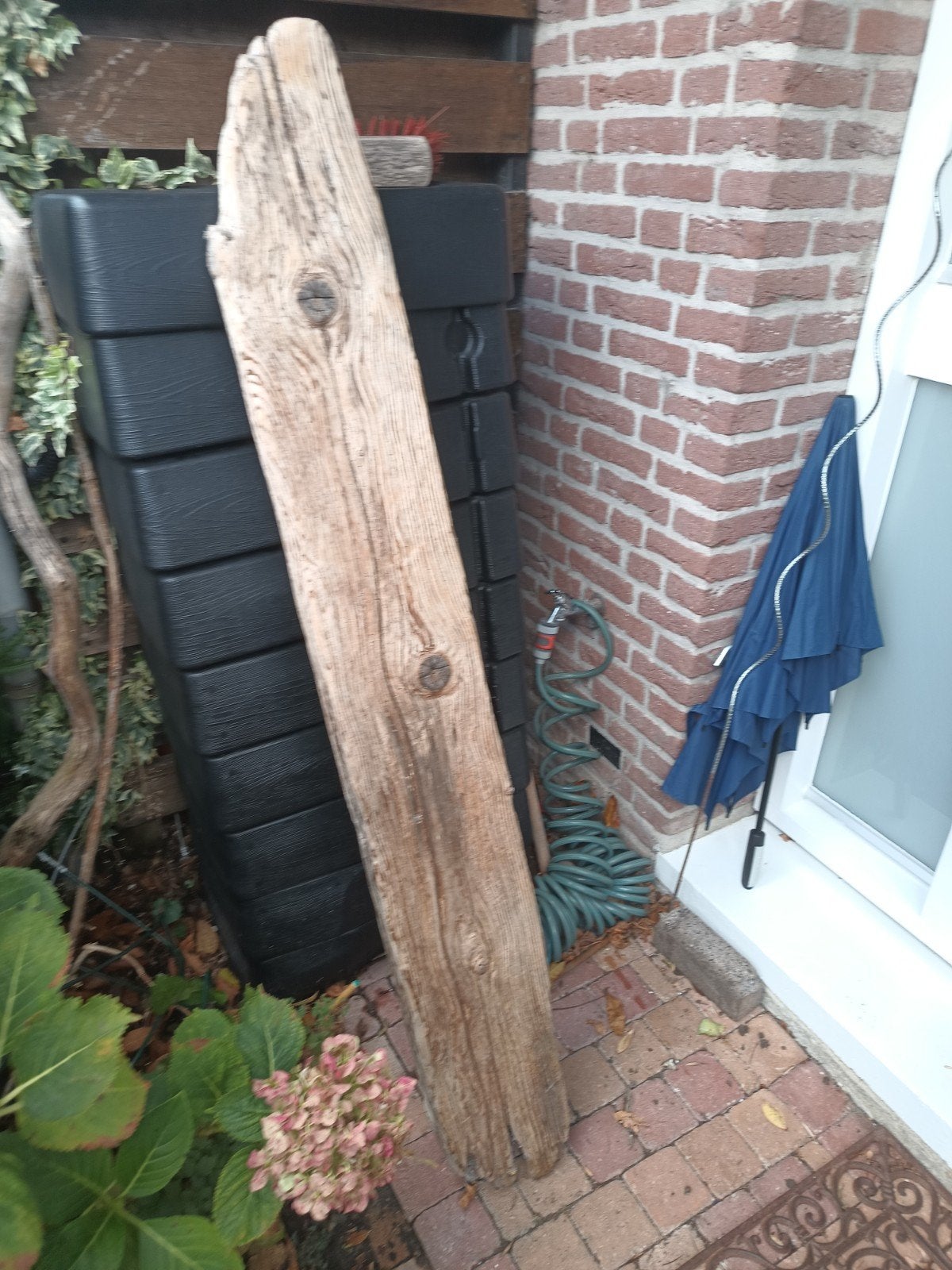 oud drijfhout prachtig stuk, Tuin en Terras, Ophalen, Minder dan 180 cm, Palen