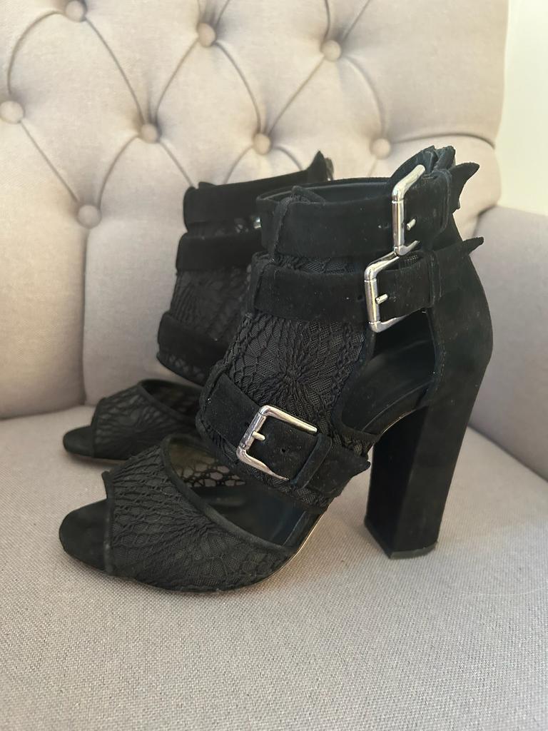 Morobé zomerschoenen maat 38, Kleding | Dames, Schoenen, Zwart, Ophalen of Verzenden, Zo goed als nieuw, Schoenen met hoge hakken