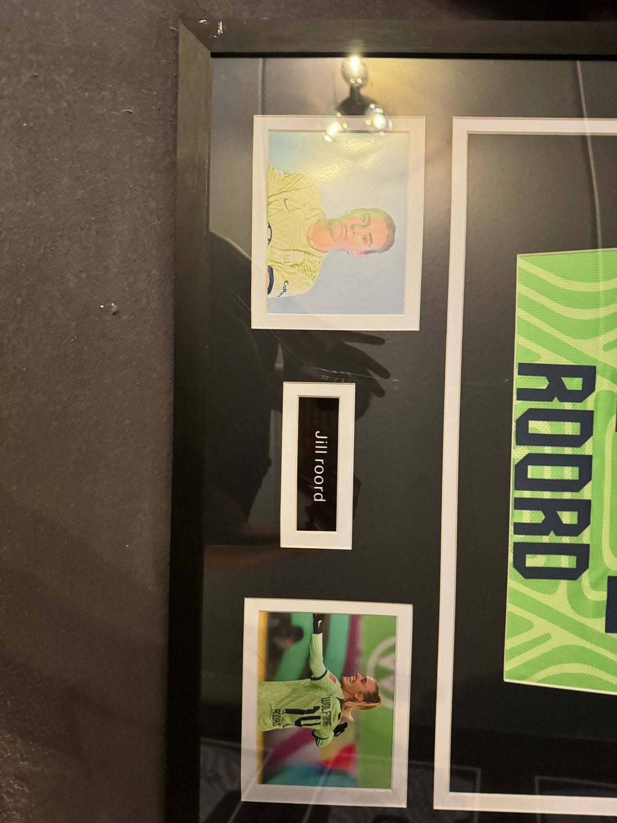 Gesigneerd en gedragen Jill Roord Wolfsburg shirt met bewijs, Ophalen of Verzenden, Zo goed als nieuw, Shirt