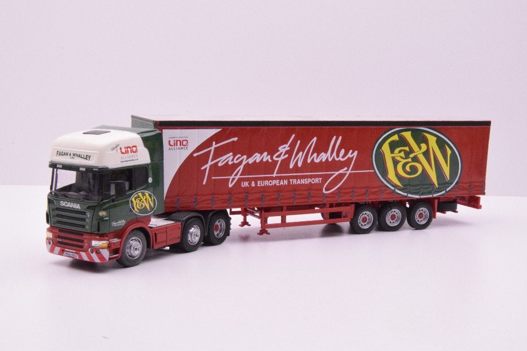 Scania 124  ''  Fayan & Whalley  ''  Cararama, Ophalen of Verzenden, Zo goed als nieuw, Bus of Vrachtwagen, Overige merken