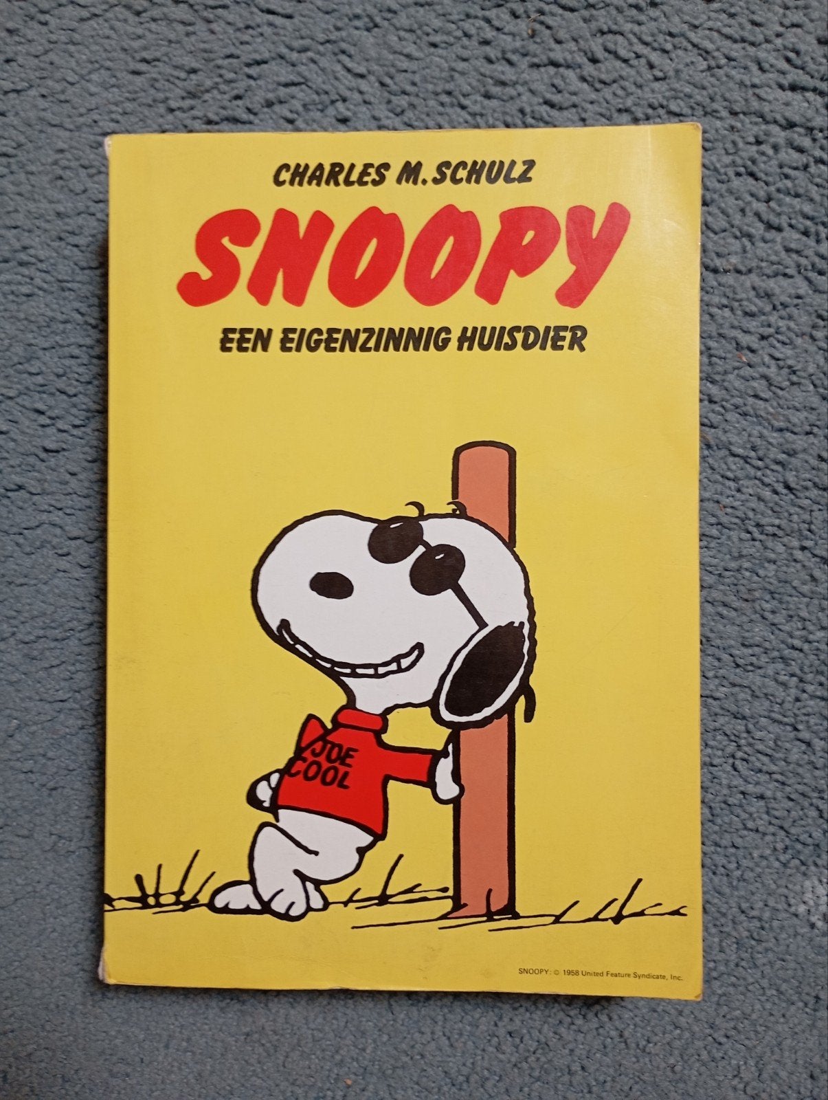 Vintage Snoopy Charles M Schutz Boek izgst, Ophalen of Verzenden, Zo goed als nieuw
