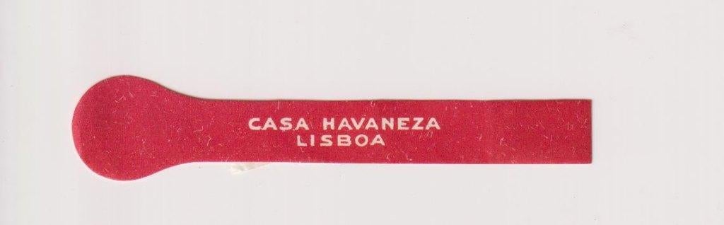 sigarenbanden - CASA HAVANEZA LISBOA, Verzamelen, Ophalen of Verzenden, Zo goed als nieuw, Sigarenbandjes