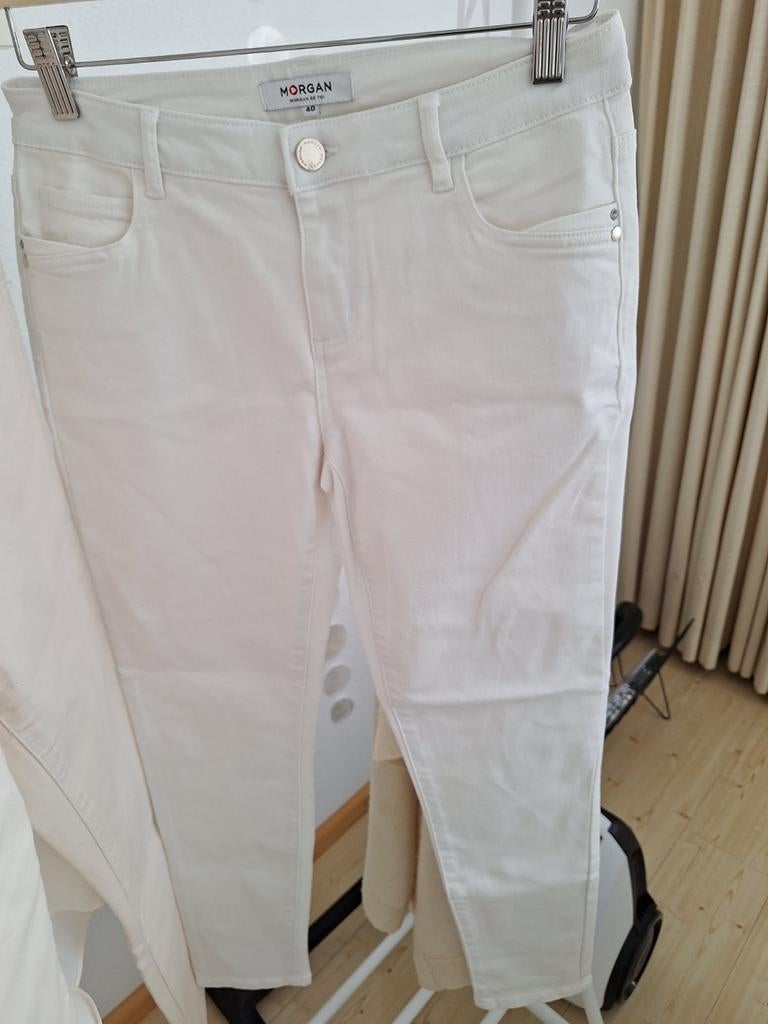 Morgan, Maat 38/40 (M), Wit, Nieuw, Lang
