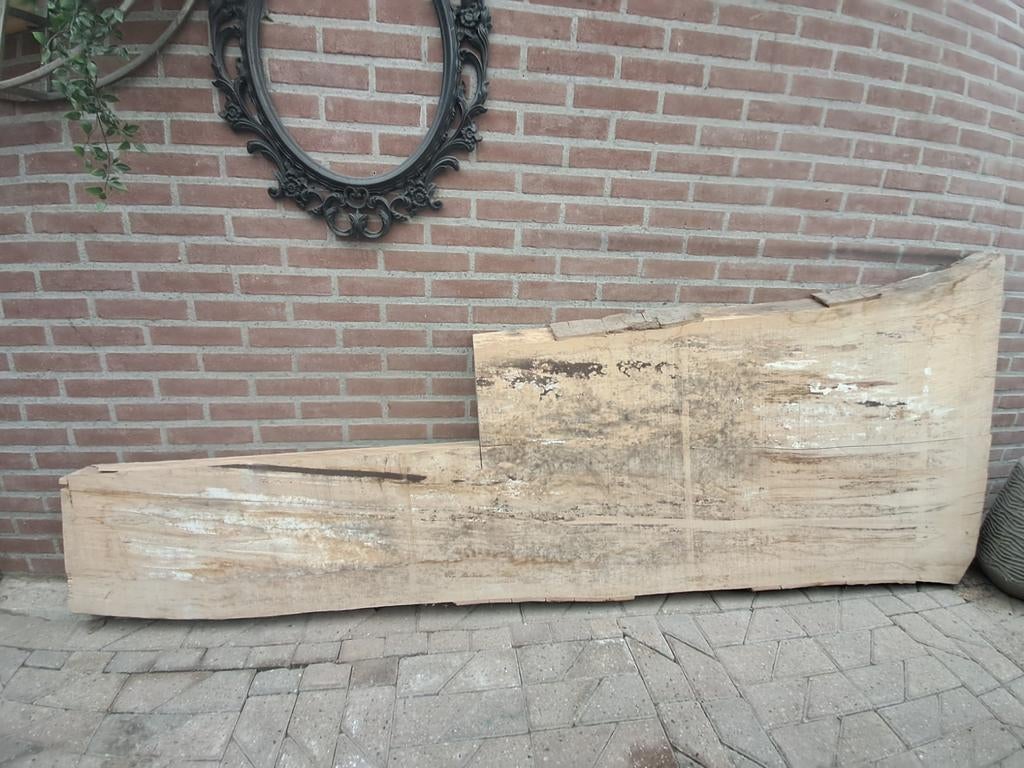 Robuuste houten plank - zie maten op foto, Gebruikt, Ophalen of Verzenden, 200 tot 250 cm, Plank